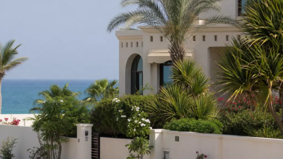 Панорамный Вид На Прибрежную Недвижимость В Muscat И Yiti, Oman