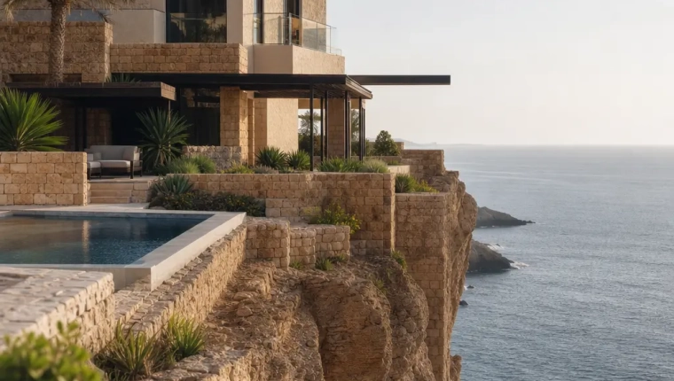 Luxury Clifftop Villa Overlooking The Coast In Muscat, Oman