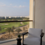 Golf View Apartment Balcony Overlooking A Green Course In Muscat