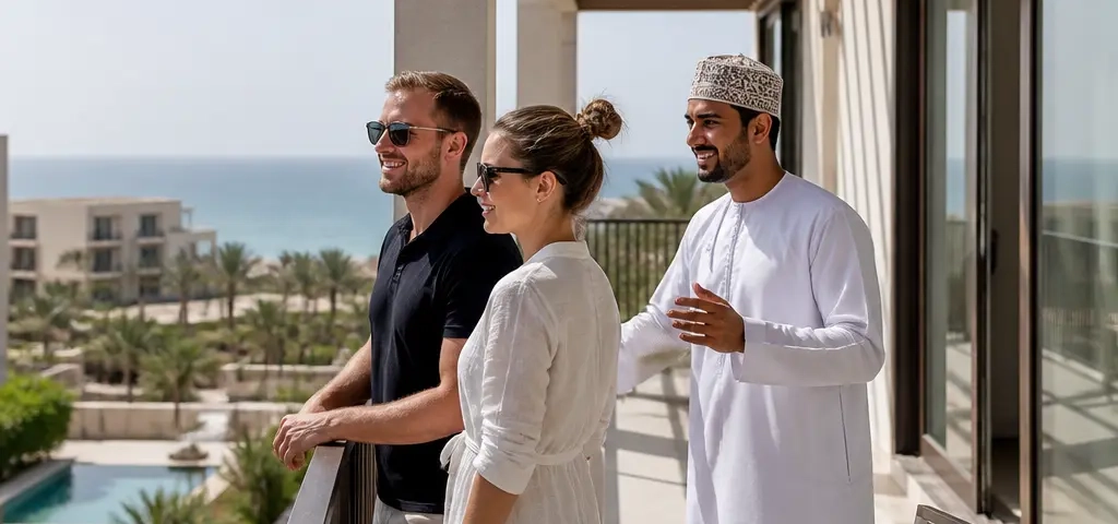 Property Viewing In Yiti During Mild Muscat Winter Weather
