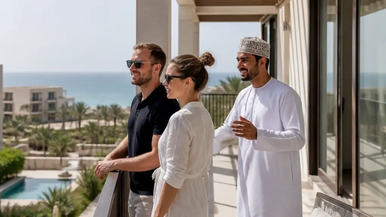 Property Viewing In Yiti During Mild Muscat Winter Weather