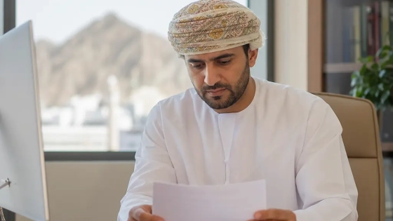 International Investor Reviewing Company And Property Residency Options In Muscat