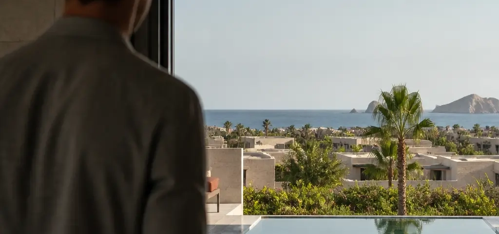 Buyer Viewing A Contemporary Villa In Yiti Near Muscat