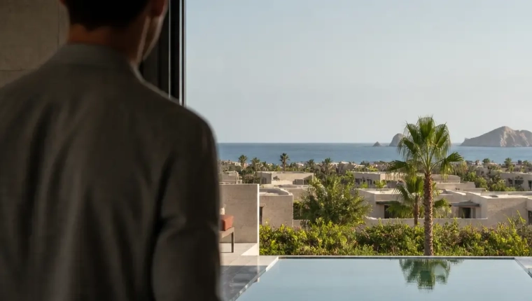 Buyer Viewing A Contemporary Villa In Yiti Near Muscat