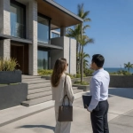 Buyer Viewing A Modern Villa Overlooking The Yiti Coastline In Oman