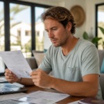 Property Owner Planning Residency Documents In A Modern Muscat Home