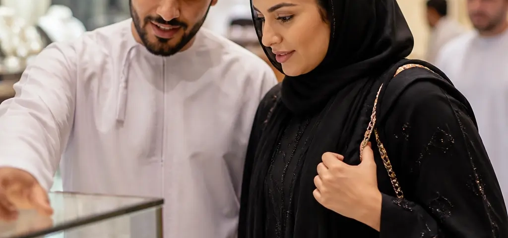 Buyers Reviewing A New Urban Community Plan In Muscat