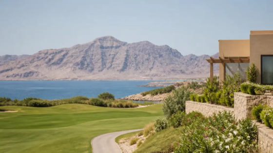 Modern Muscat Coastal Residence Beside A Landscaped Trail And Golf Course