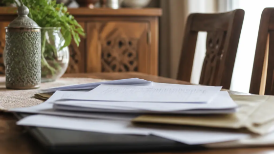 Buyer Preparing Documents For An Oman Property Purchase